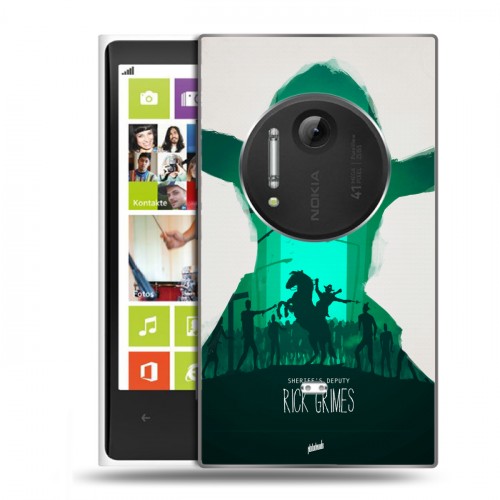 Дизайнерский пластиковый чехол для Nokia Lumia 1020 Ходячие Мертвецы