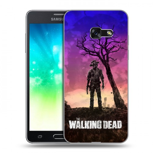 Дизайнерский силиконовый с усиленными углами чехол для Samsung Galaxy A3 (2017) Ходячие Мертвецы