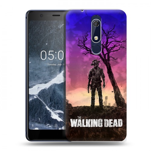Дизайнерский пластиковый чехол для Nokia 5.1 Ходячие Мертвецы