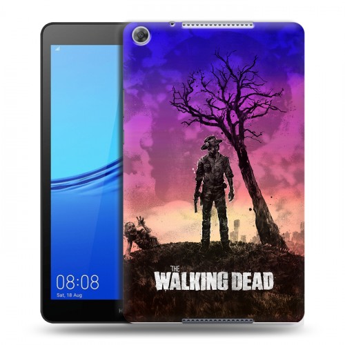 Дизайнерский силиконовый чехол для Huawei MediaPad M5 lite 8 Ходячие Мертвецы