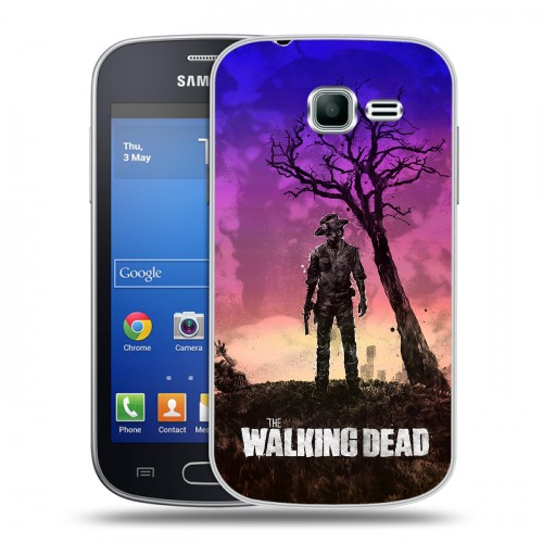 Дизайнерский пластиковый чехол для Samsung Galaxy Trend Lite Ходячие Мертвецы