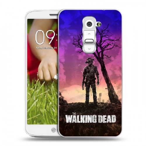 Дизайнерский пластиковый чехол для LG Optimus G2 mini Ходячие Мертвецы