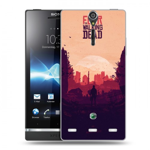 Дизайнерский пластиковый чехол для Sony Xperia S Ходячие Мертвецы