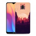 Дизайнерский силиконовый с усиленными углами чехол для Xiaomi RedMi 8A Ходячие Мертвецы