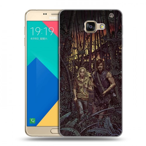 Дизайнерский силиконовый чехол для Samsung Galaxy A9 Ходячие Мертвецы