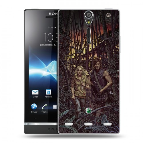 Дизайнерский пластиковый чехол для Sony Xperia S Ходячие Мертвецы