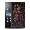 Дизайнерский пластиковый чехол для Sony Xperia acro S Ходячие Мертвецы