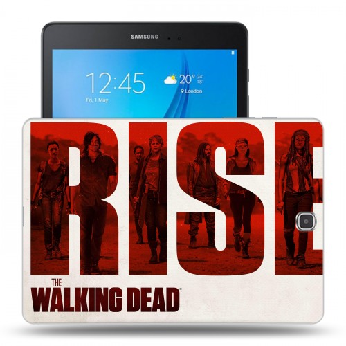 Дизайнерский силиконовый чехол для Samsung Galaxy Tab A 9.7 Ходячие Мертвецы