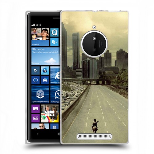 Дизайнерский пластиковый чехол для Nokia Lumia 830 Ходячие Мертвецы
