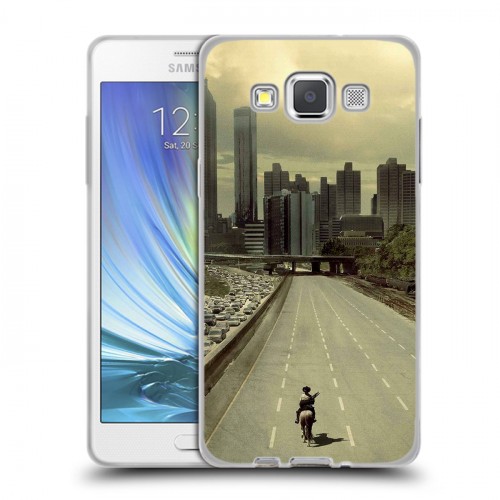 Дизайнерский пластиковый чехол для Samsung Galaxy A5 Ходячие Мертвецы