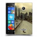 Дизайнерский пластиковый чехол для Microsoft Lumia 435 Ходячие Мертвецы