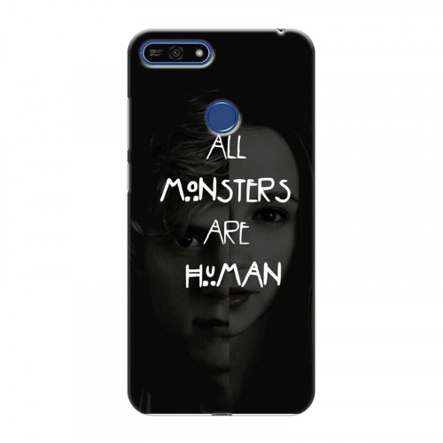 Дизайнерский силиконовый чехол для Huawei Honor 7A Pro Американская История Ужасов
