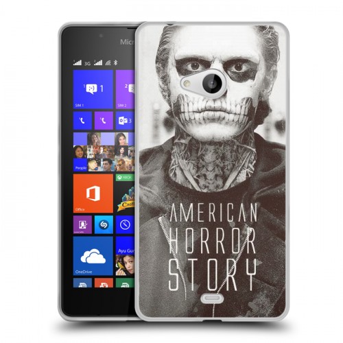Дизайнерский пластиковый чехол для Microsoft Lumia 540 Американская История Ужасов