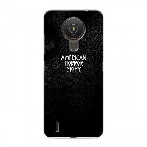 Дизайнерский силиконовый с усиленными углами чехол для Nokia 1.4 Американская История Ужасов