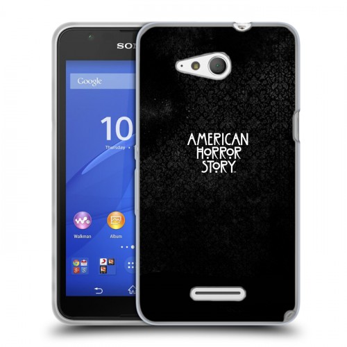 Дизайнерский силиконовый чехол для Sony Xperia E4g Американская История Ужасов
