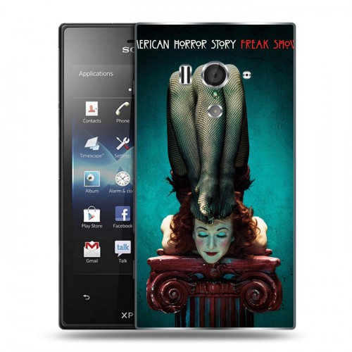 Дизайнерский пластиковый чехол для Sony Xperia acro S Американская История Ужасов