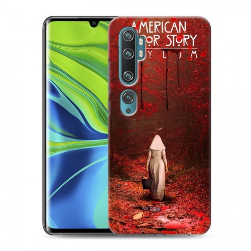 Дизайнерский силиконовый с усиленными углами чехол для Xiaomi Mi Note 10 Американская История Ужасов