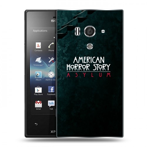 Дизайнерский пластиковый чехол для Sony Xperia acro S Американская История Ужасов