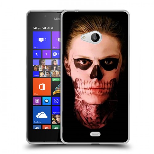 Дизайнерский пластиковый чехол для Microsoft Lumia 540 Американская История Ужасов