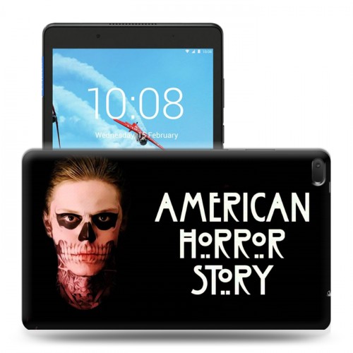 Дизайнерский силиконовый чехол для Lenovo Tab E8 Американская История Ужасов