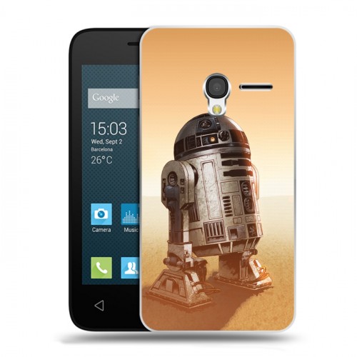 Дизайнерский пластиковый чехол для Alcatel One Touch Pixi 3 (4.5) Звездные войны