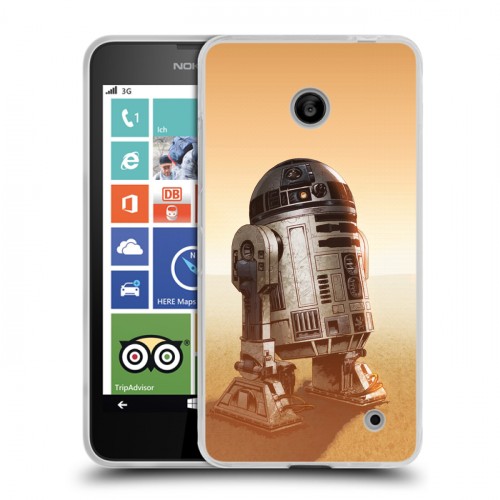 Дизайнерский пластиковый чехол для Nokia Lumia 630/635 Звездные войны