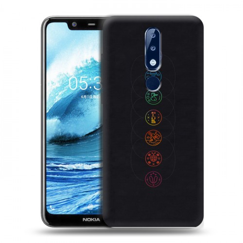 Дизайнерский пластиковый чехол для Nokia 5.1 Plus Coldplay