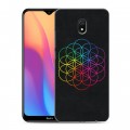 Дизайнерский силиконовый с усиленными углами чехол для Xiaomi RedMi 8A Coldplay