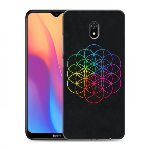 Дизайнерский силиконовый с усиленными углами чехол для Xiaomi RedMi 8A Coldplay