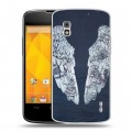 Дизайнерский пластиковый чехол для LG Google Nexus 4 Coldplay