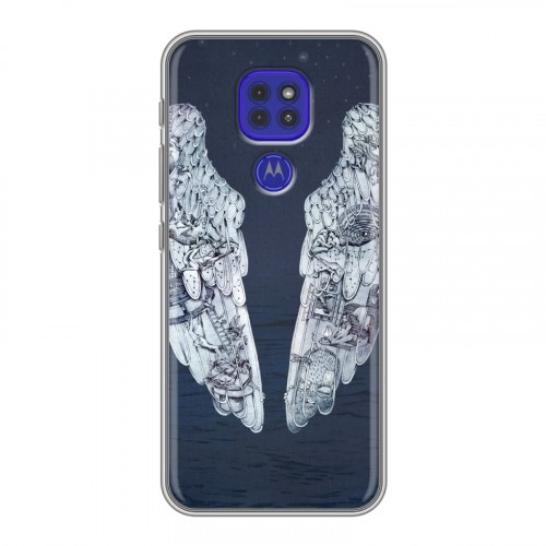 Дизайнерский силиконовый чехол для Motorola Moto G9 Play Coldplay