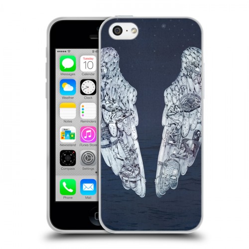 Дизайнерский пластиковый чехол для Iphone 5c Coldplay