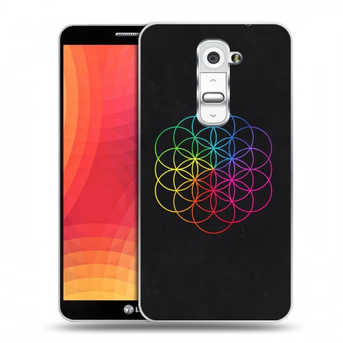 Дизайнерский пластиковый чехол для LG Optimus G2 Coldplay