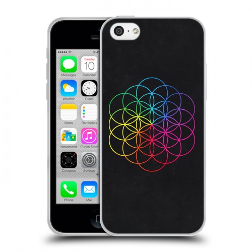 Дизайнерский пластиковый чехол для Iphone 5c Coldplay