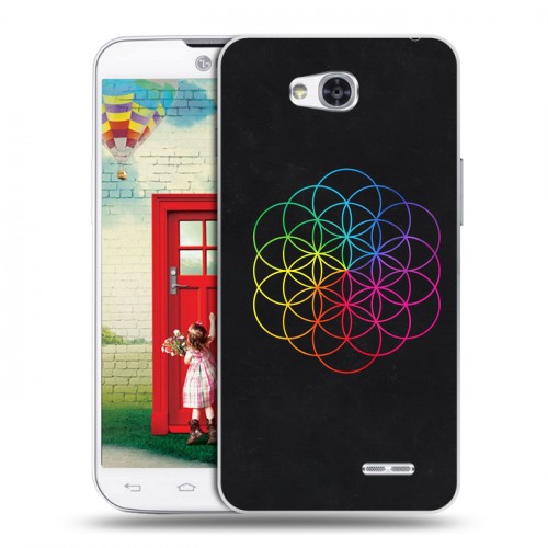 Дизайнерский пластиковый чехол для LG L80 Coldplay