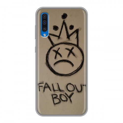 Дизайнерский силиконовый чехол для Samsung Galaxy A50 Fall Out Boy