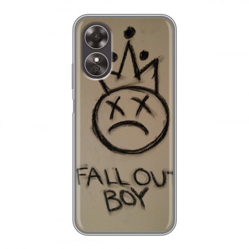Дизайнерский силиконовый чехол для OPPO A17 Fall Out Boy