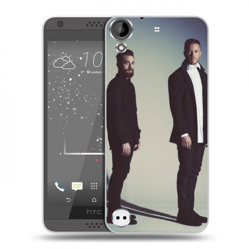 Дизайнерский пластиковый чехол для HTC Desire 530 Imagine Dragons