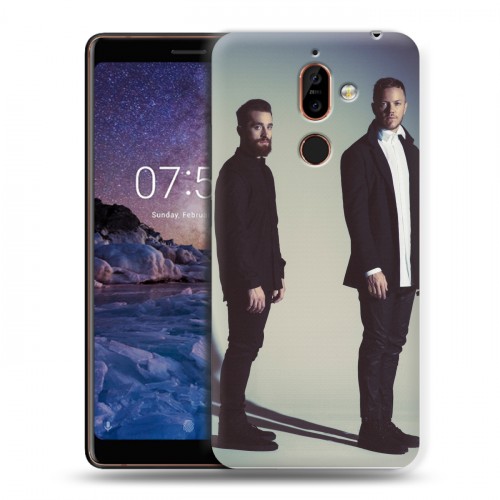 Дизайнерский пластиковый чехол для Nokia 7 Plus Imagine Dragons