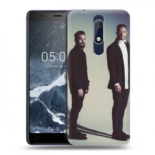 Дизайнерский пластиковый чехол для Nokia 5.1 Imagine Dragons