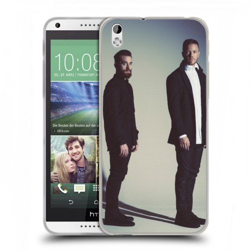 Дизайнерский пластиковый чехол для HTC Desire 816 Imagine Dragons