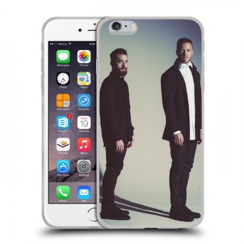 Дизайнерский силиконовый чехол для Iphone 6 Plus/6s Plus Imagine Dragons