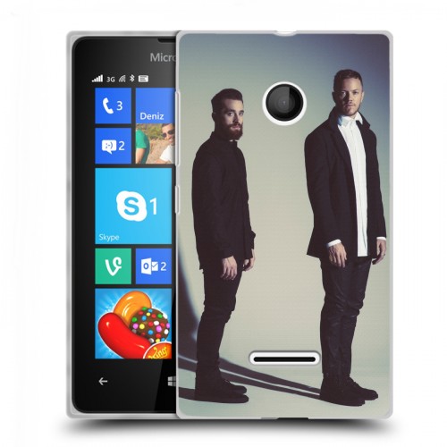 Дизайнерский пластиковый чехол для Microsoft Lumia 435 Imagine Dragons