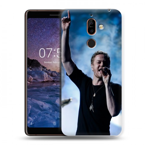 Дизайнерский пластиковый чехол для Nokia 7 Plus Imagine Dragons