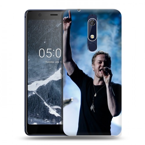 Дизайнерский пластиковый чехол для Nokia 5.1 Imagine Dragons