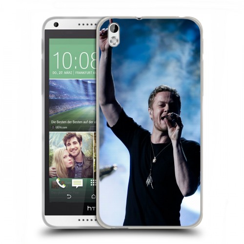 Дизайнерский пластиковый чехол для HTC Desire 816 Imagine Dragons