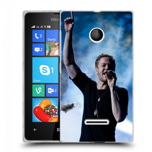 Дизайнерский пластиковый чехол для Microsoft Lumia 435 Imagine Dragons