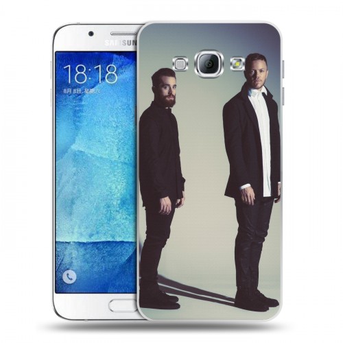 Дизайнерский пластиковый чехол для Samsung Galaxy A8 Imagine Dragons