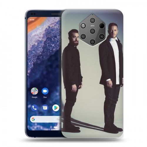 Дизайнерский силиконовый чехол для Nokia 9 PureView Imagine Dragons