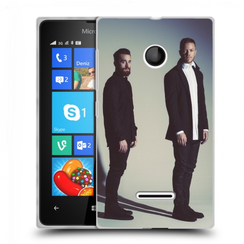 Дизайнерский пластиковый чехол для Microsoft Lumia 435 Imagine Dragons